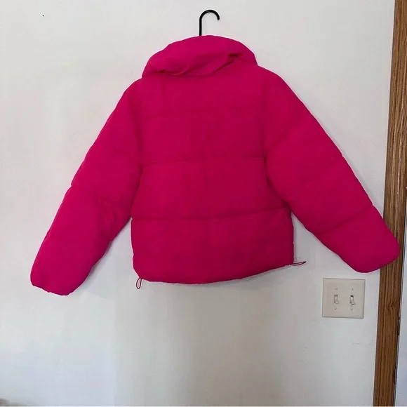 a new day Women's Hot Pink Puffer Jacket - Picture 2 of 3